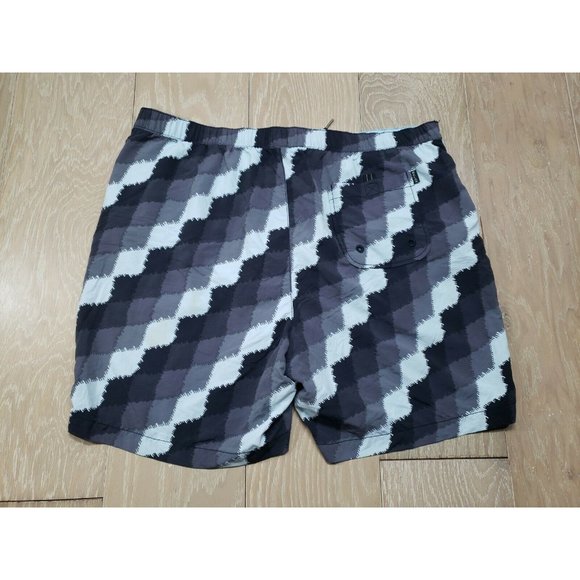 Tommy Bahama Relax Men's Swim Trunks XL Lace Up Front Mesh Lined Geometric - Picture 7 of 9